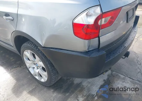 2004 BMW X3 3.0I z USA, uszkodzony, nr VIN WBXPA93404WC34193